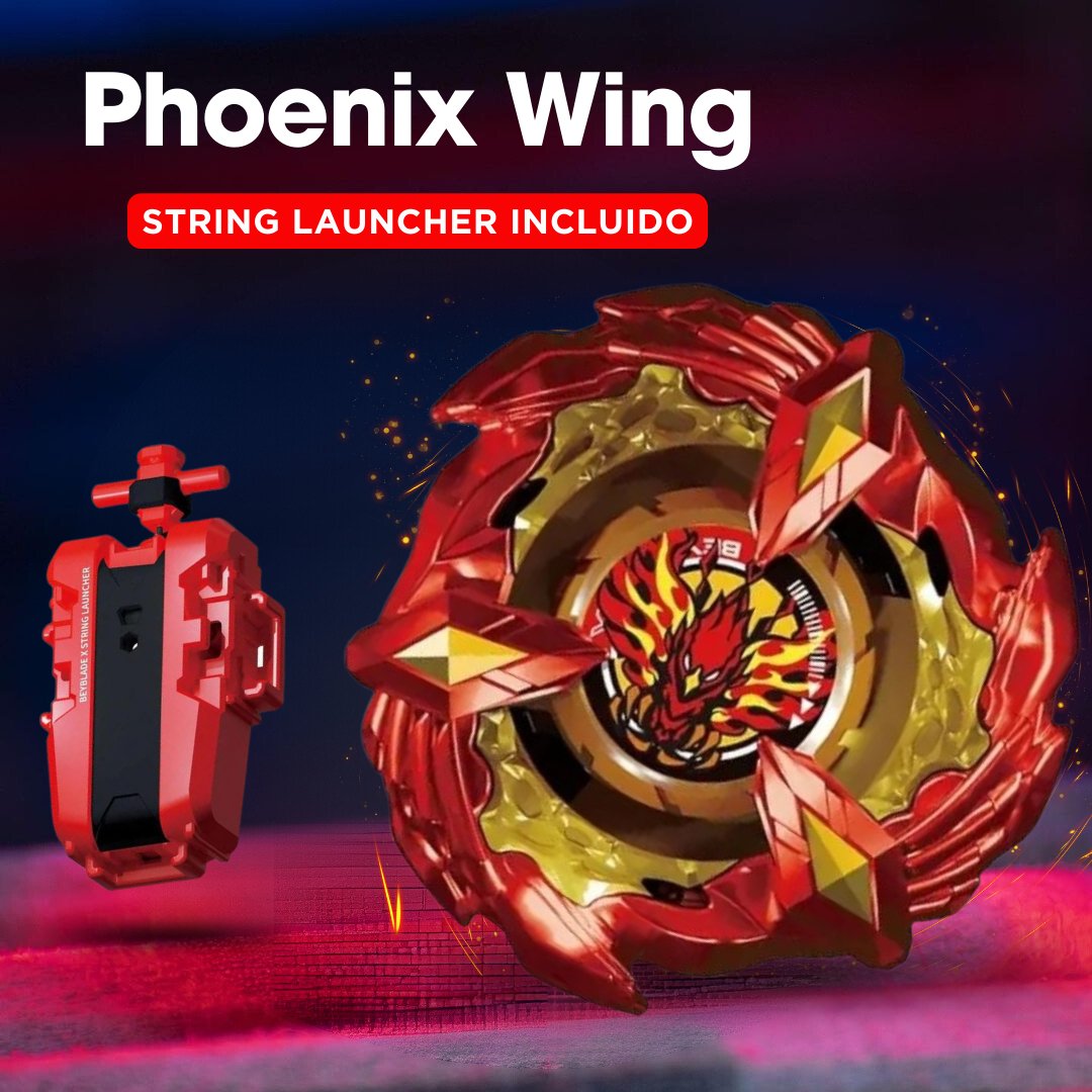 BX - 23 Phoenix Wing 9 - 60GF Beyblade X + Lanzador de Cuerda Incluido [BeyBlade Takara Tomy] - BeyClub Shop