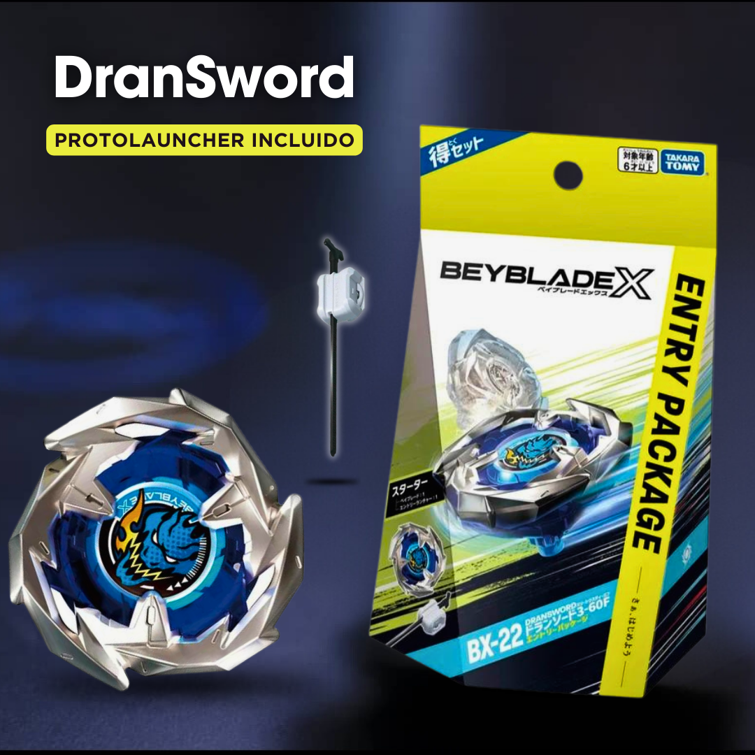 BX-22 Dransword 3-60F  (Versión Económica  con Protolauncher) [BeyBlade Original] (Pre-Venta Diciembre)