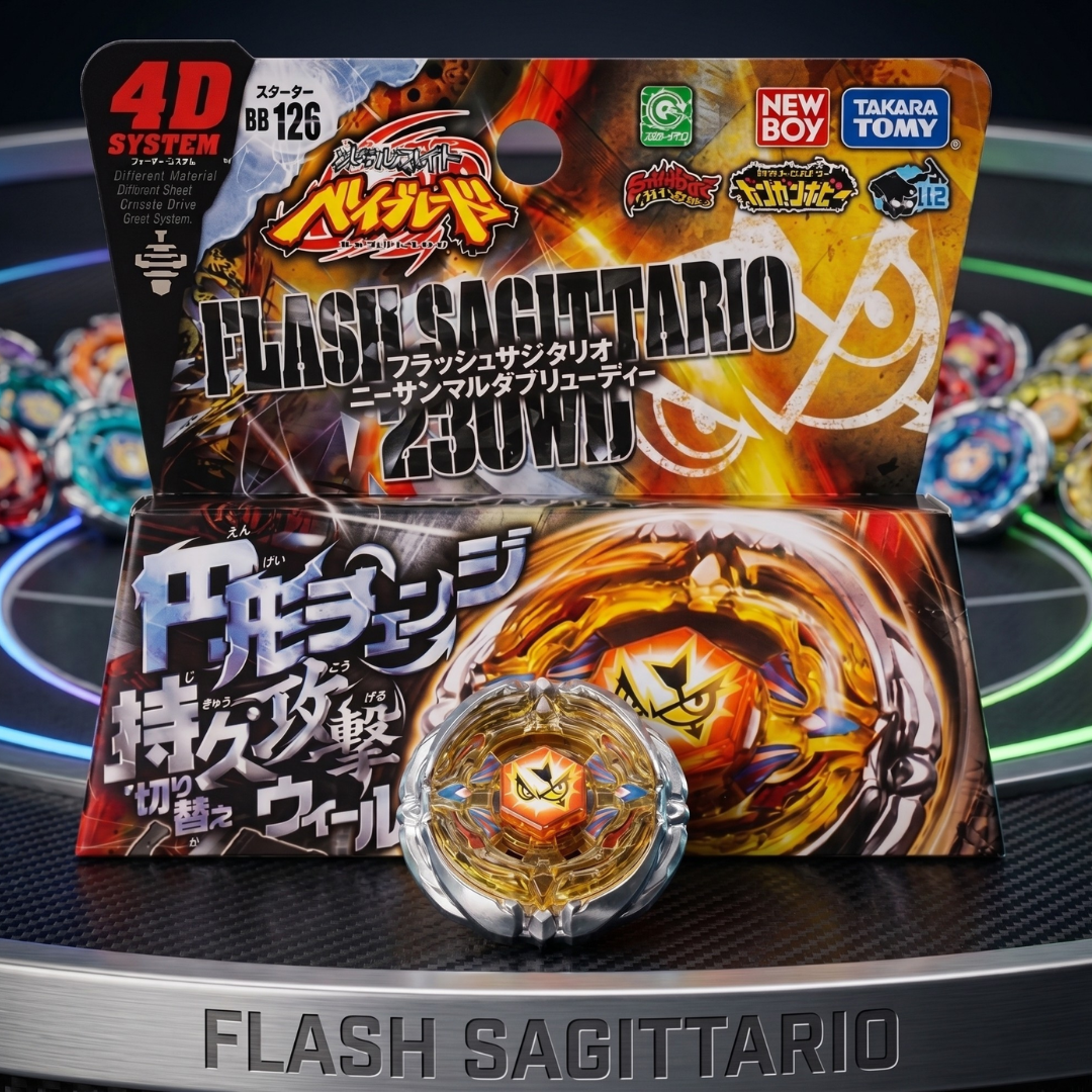 BB126 FLASH SAGITTARIO 230WD [BeyBlade Metal Fusion Original] [TAKARA TOMY]