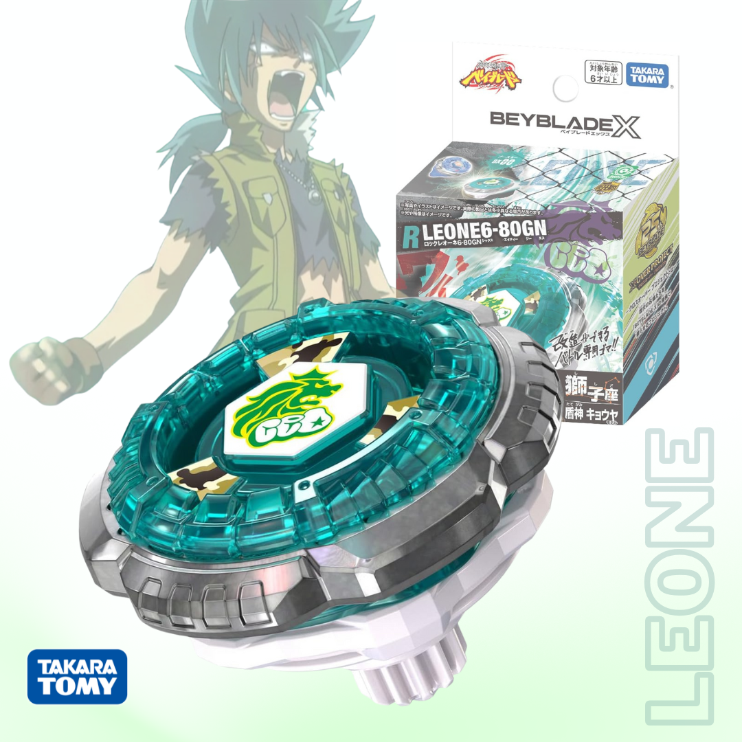 BX-00/BXG-20 Rock Leone 6-80GN Takara Tomy Beyblade X