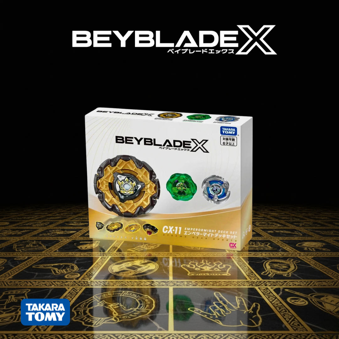 CX-11 EmperorMight Deck Set Takara Tomy Beyblade X