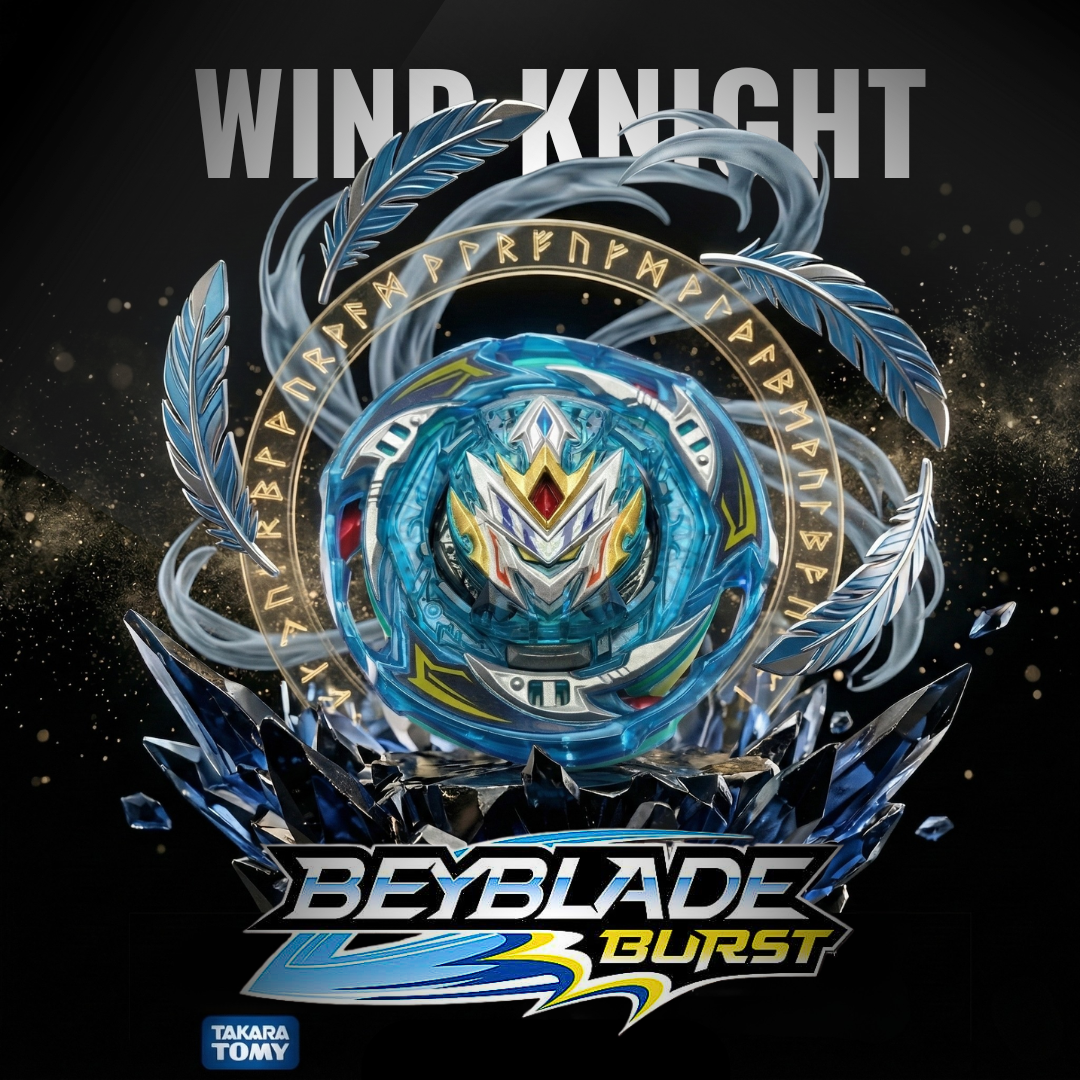 B-202 01:Wind Knight Moon Bounce-6 (Premio del Radom Booster Vol 30)   [BeyBlade Original]