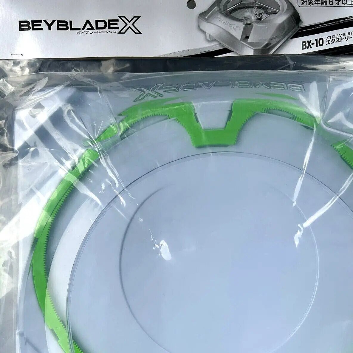 BX - 10 Estadio de BeyBlade X con Rieles Verdes. [BeyBlade Original] - BeyClub Shop