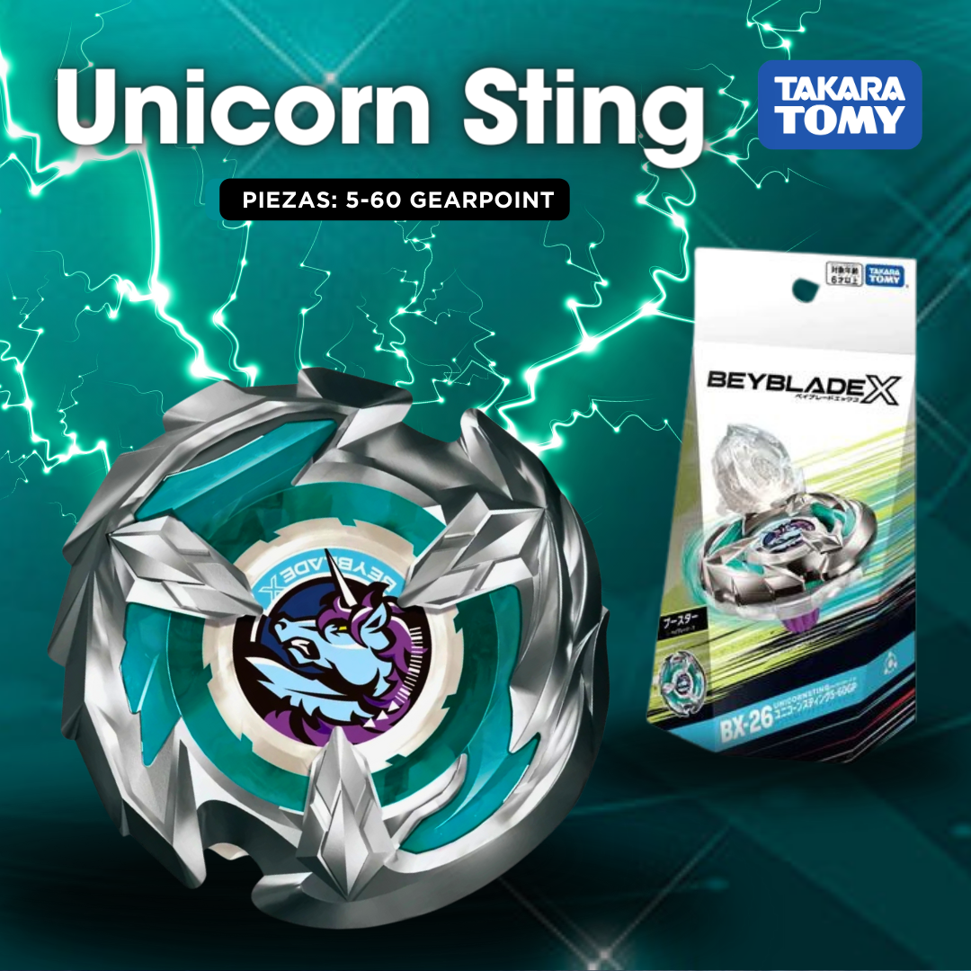 BX-26 Unicorn Sting 5-60GearPoint  [BeyBlade X] [Takara Tomy]