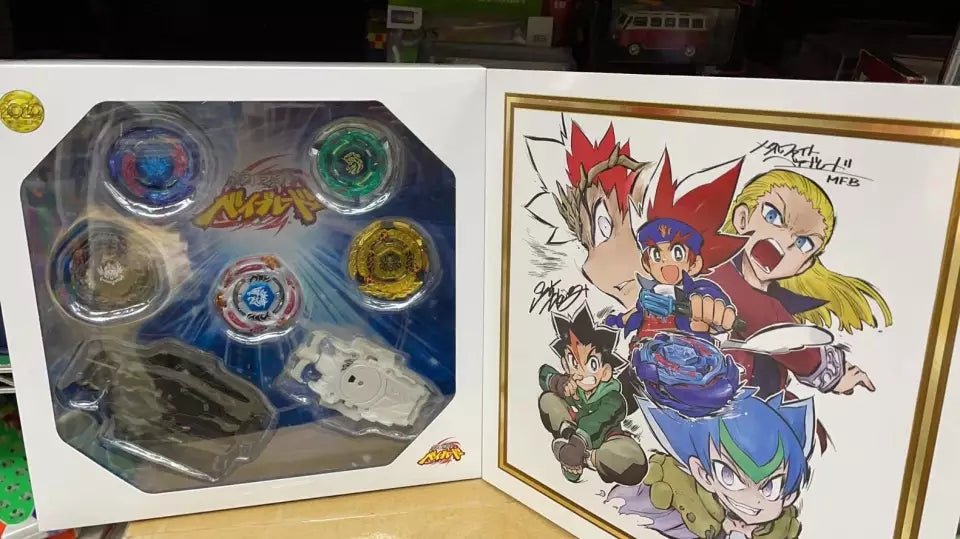 SET 20° ANIVERSARIO, EDICIÓN DELUXE RE-GRABADA - BeyBlade Takara Tomy