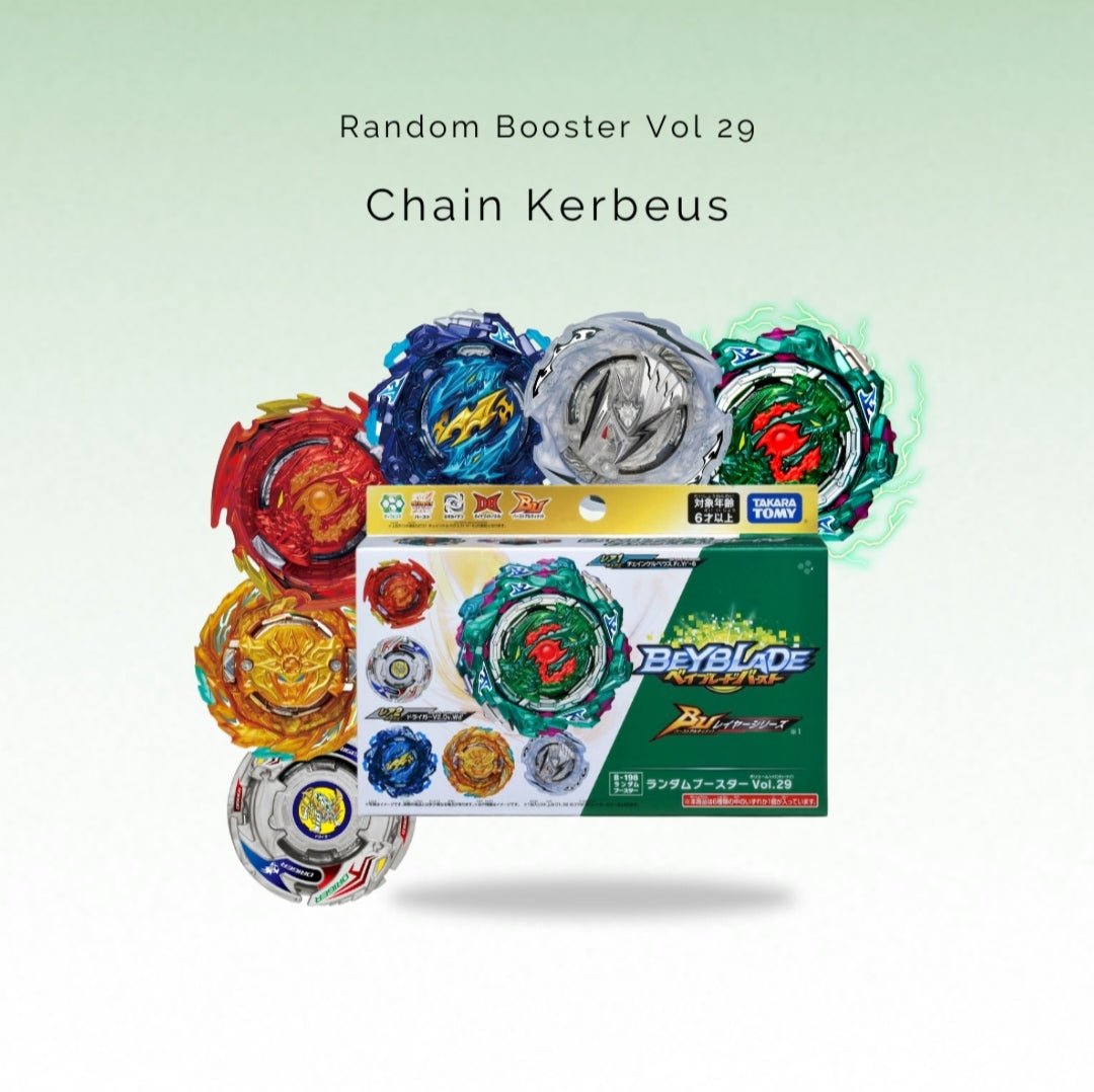 Set Completo 6/6 - Random Booster Vol. 29 [B-198] - BeyBlade Takara Tomy