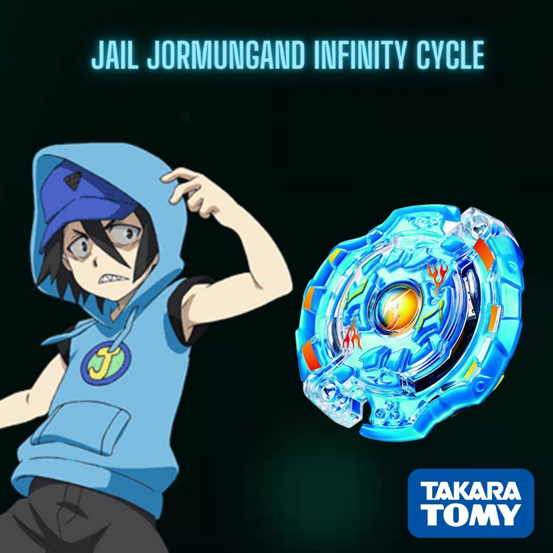 TAKARA TOMY - JAIL JORMUNGAND INFINITY CYCLE - BeyBlade Takara Tomy